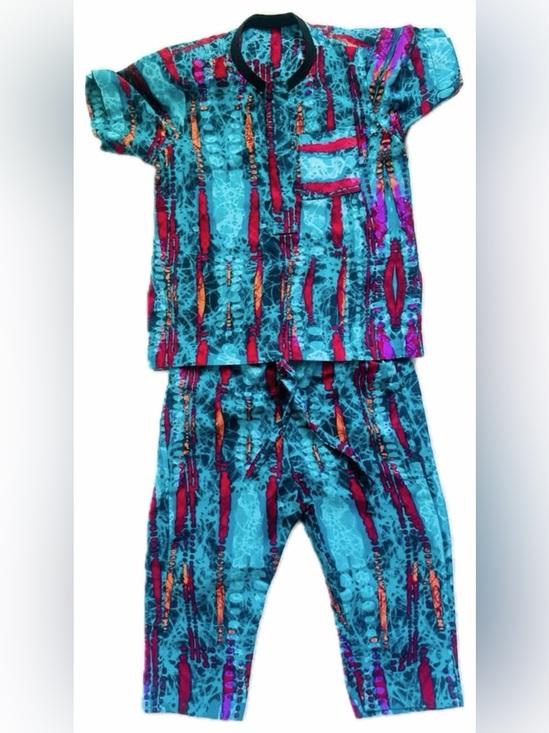 Other - Handmade Boys Short Sleeve African print 2Piece Set Toddler 2T-3T